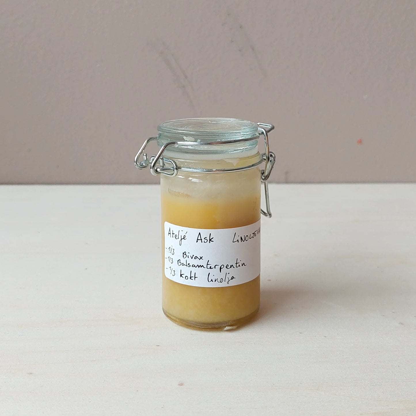 Homemade hardwax oil